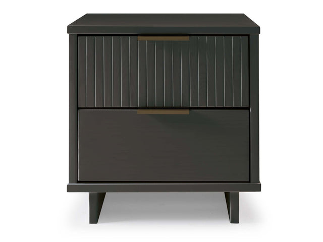Granville Nightstand 2.0 in Dark Grey - Ornate Home