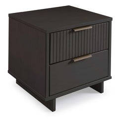 Granville Nightstand 2.0 in Dark Grey - Ornate Home
