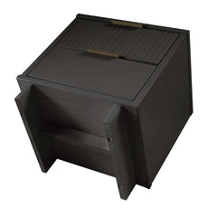 Granville Nightstand 2.0 in Dark Grey - Ornate Home