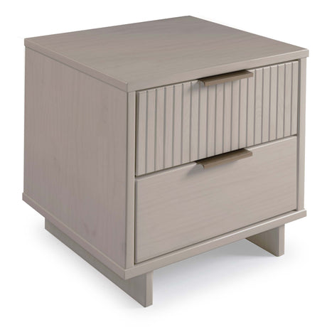 Granville Nightstand 2.0 in Light Grey - Ornate Home