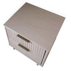 Granville Nightstand 2.0 in Light Grey (set of 2) - Ornate Home