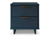 Granville Nightstand 2.0 in Midnight Blue - Ornate Home