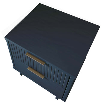 Granville Nightstand 2.0 in Midnight Blue - Ornate Home