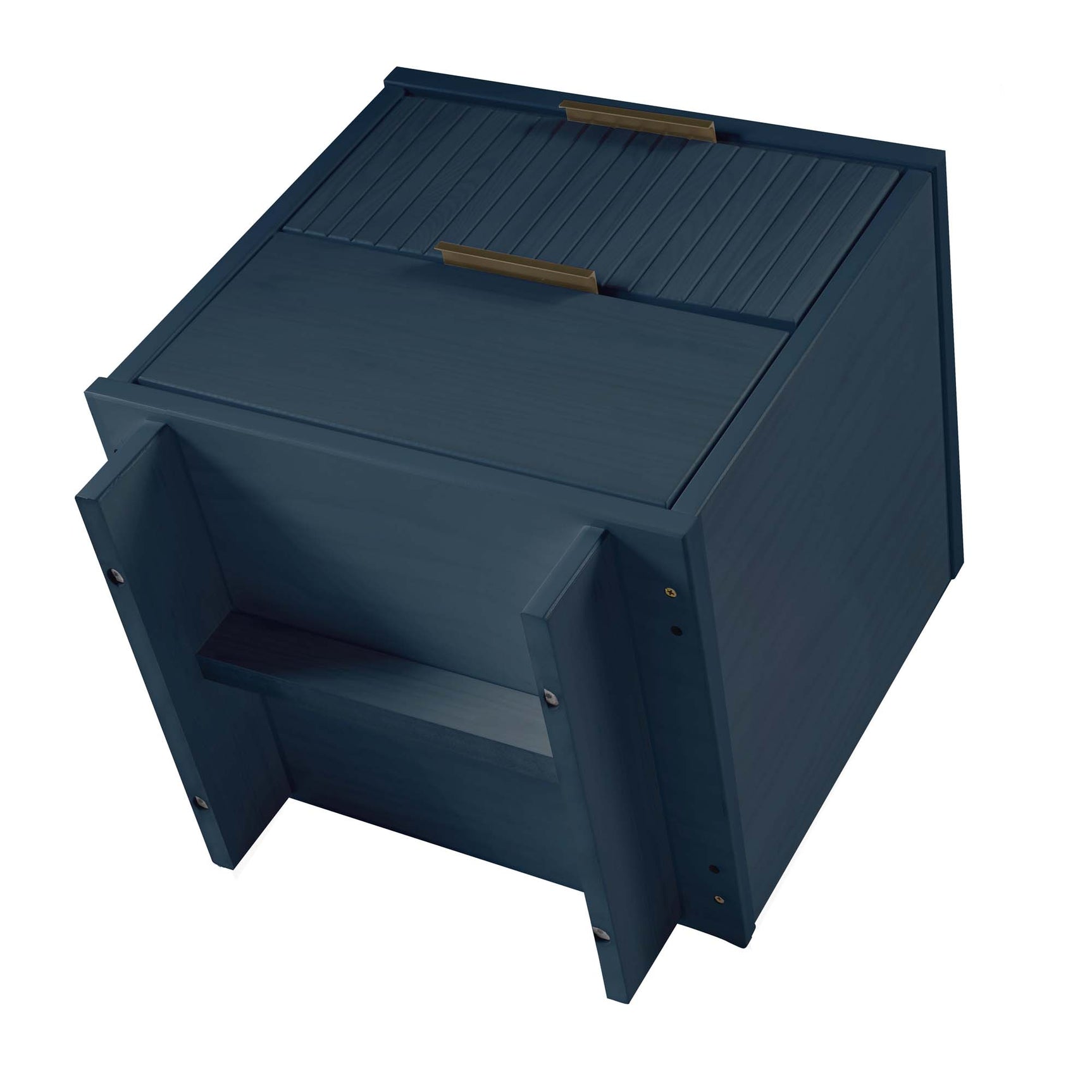 Granville Nightstand 2.0 in Midnight Blue - Ornate Home