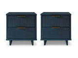 Granville Nightstand 2.0 in Midnight Blue (set of 2) - Ornate Home