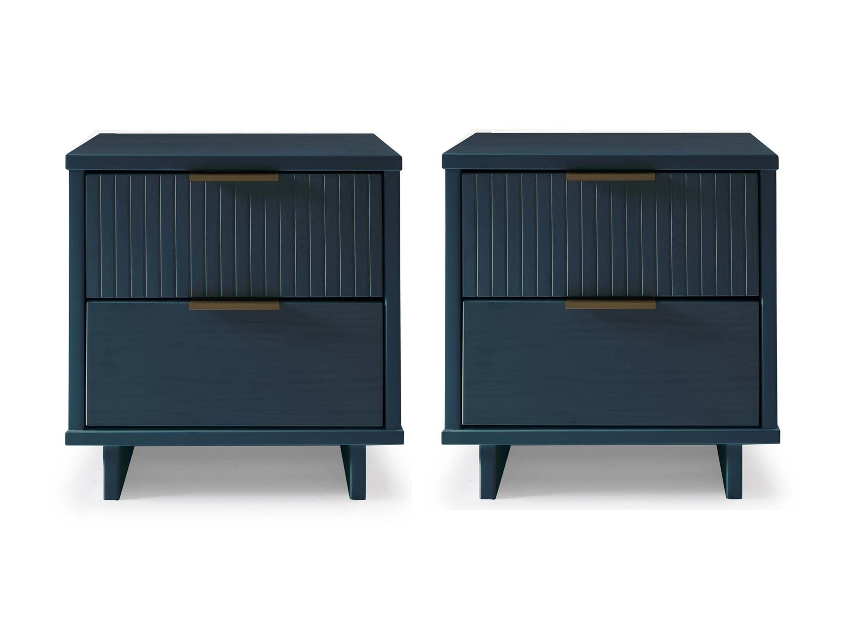 Granville Nightstand 2.0 in Midnight Blue (set of 2) - Ornate Home