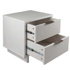 Granville Nightstand 2.0 in White - Ornate Home