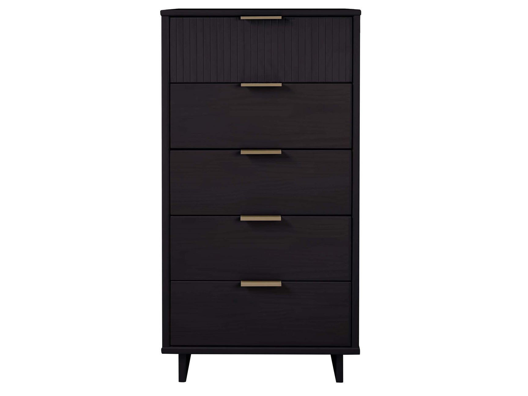 Granville Tall 23.62 Narrow Dresser in Black - Ornate Home