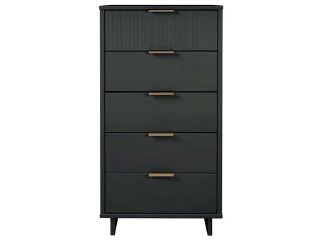 Granville Tall 23.62 Narrow Dresser in Dark Grey - Ornate Home