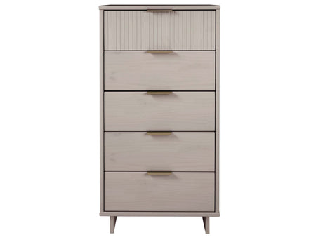 Granville Tall 23.62 Narrow Dresser in Light Grey - Ornate Home