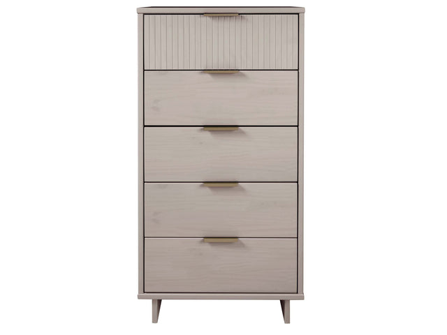 Granville Tall 23.62 Narrow Dresser in Light Grey - Ornate Home