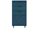 Granville Tall 23.62 Narrow Dresser in Midnight Blue - Ornate Home