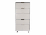 Granville Tall 23.62 Narrow Dresser in White - Ornate Home
