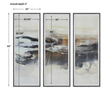 Graphite Horizon Multicolor Framed Prints (Set of 3) - Ornate Home