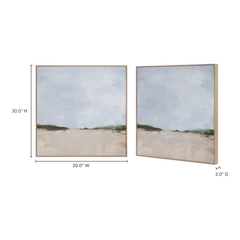 Grasslands Multicolor Painting Framed - Ornate Home