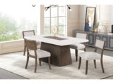 Grasten Dark Walnut 7 Piece Dining Set - Ornate Home