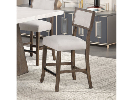 Grasten Dark Walnut Counter Height Stool (Set of 2) - Ornate Home