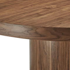 Gratify Walnut 60" Round Dining Table - Ornate Home