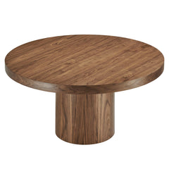 Gratify Walnut 60" Round Dining Table - Ornate Home