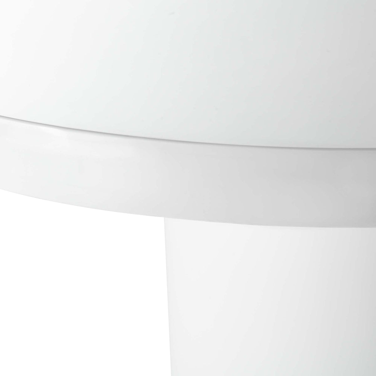 Gratify White 60" Round Dining Table - Ornate Home