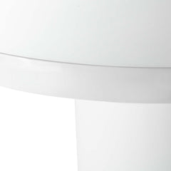 Gratify White 60" Round Dining Table - Ornate Home
