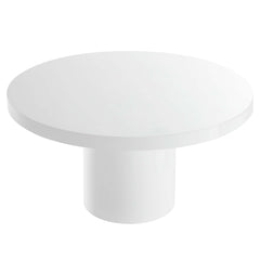 Gratify White 60" Round Dining Table - Ornate Home