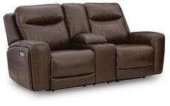 Gravier Cordova Power Reclining Loveseat with Console - Ornate Home