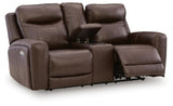 Gravier Cordova Power Reclining Loveseat with Console - Ornate Home