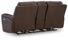 Gravier Cordova Power Reclining Loveseat with Console - Ornate Home