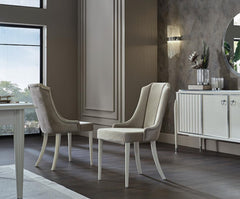 Gravita Beige Dining Chair (Set of 2) - Ornate Home