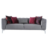 Gravita Deren Anthracite Loveseat - Ornate Home
