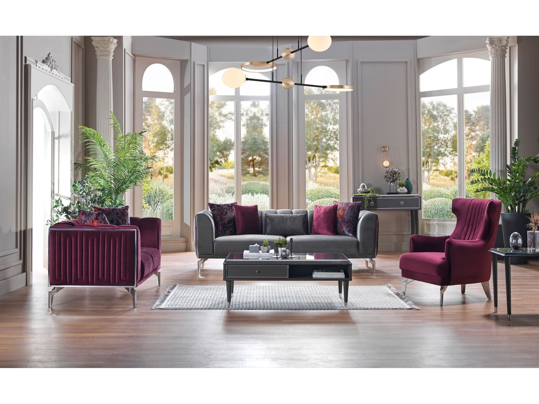Gravita Living Room Set - Ornate Home