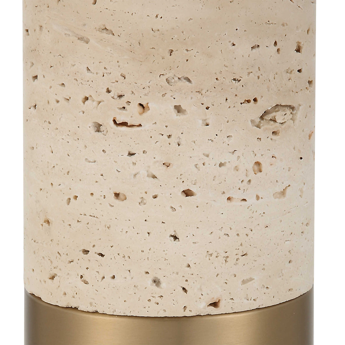 Gravitas Brass Elegant & Stone Lamp - Ornate Home