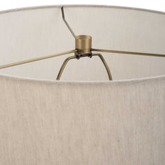 Gravitas Brass Elegant & Stone Lamp - Ornate Home