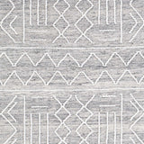 Gray Clintwood Wool Tassel Carpet - Clearance - Ornate Home