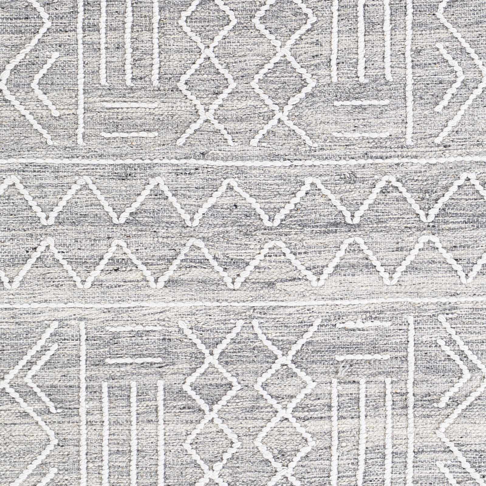 Gray Clintwood Wool Tassel Carpet - Clearance - Ornate Home