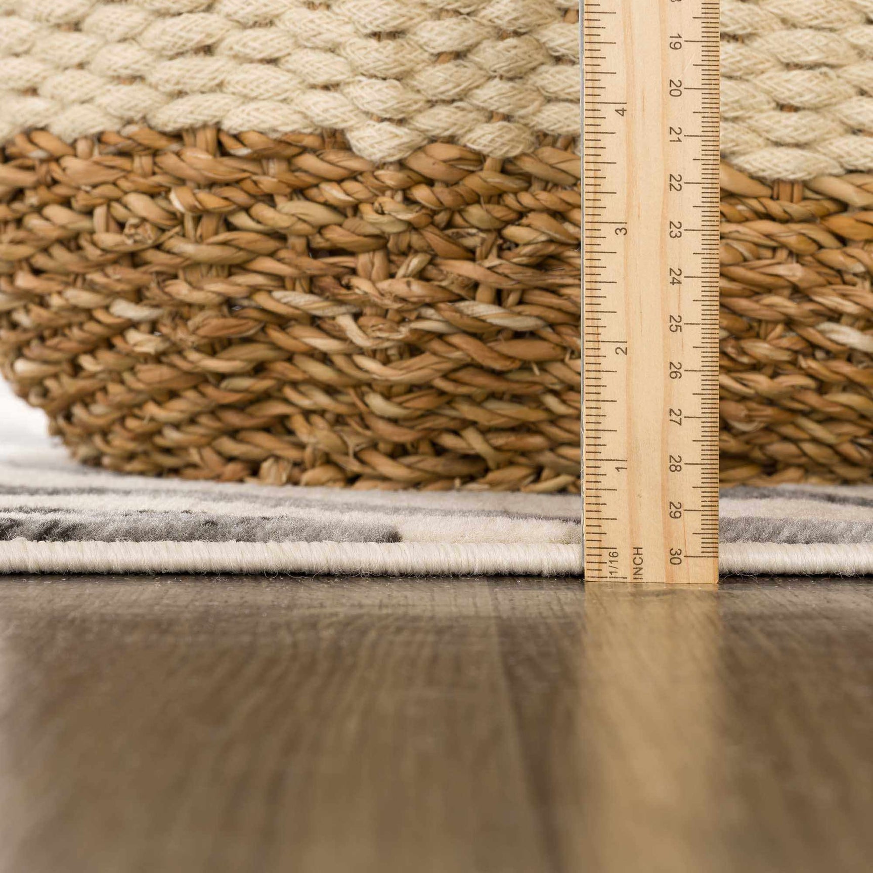 Gray Ecorse Zebra Print Area Rug - Ornate Home