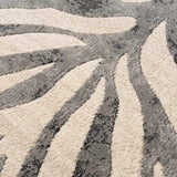 Gray Ecorse Zebra Print Area Rug - Ornate Home