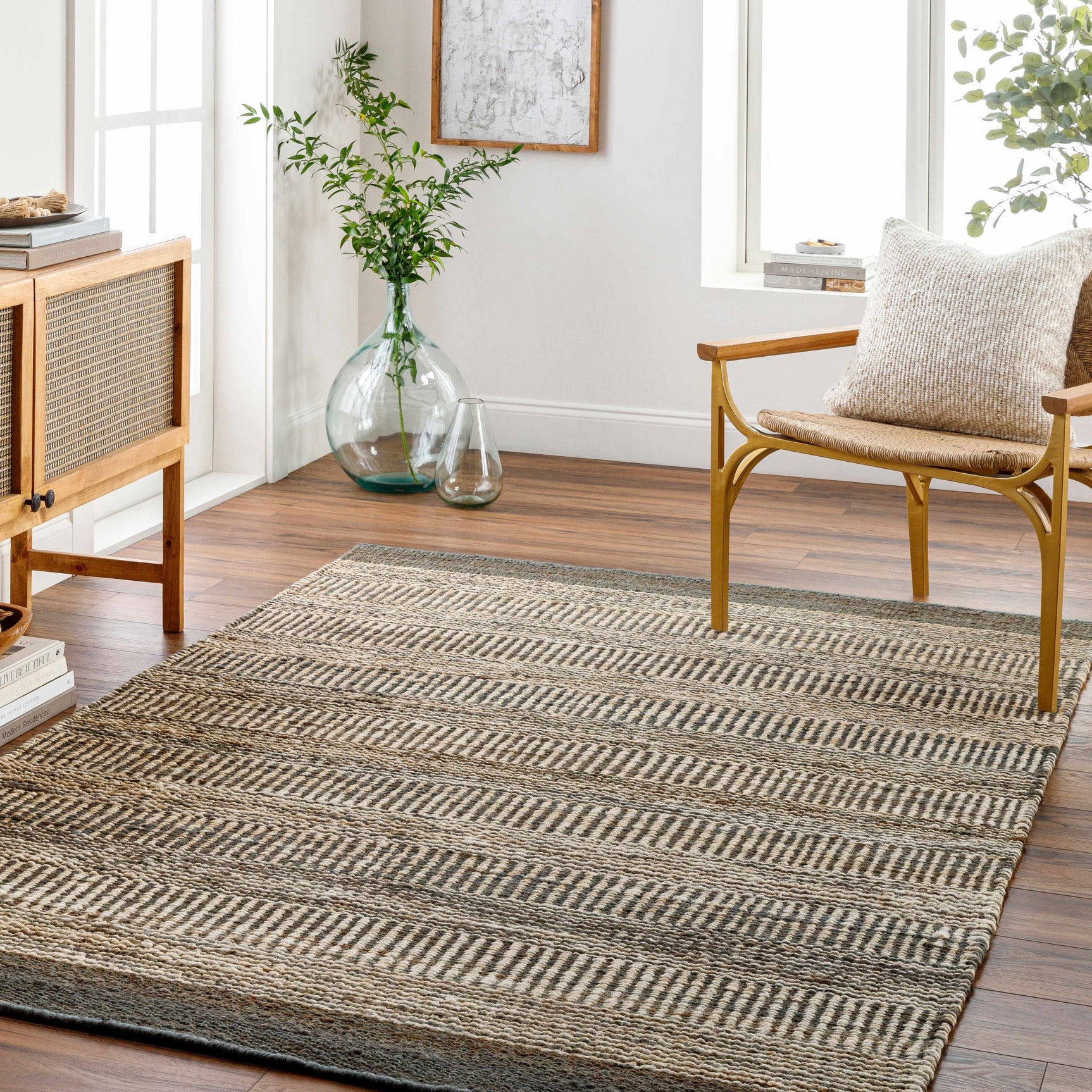 Gray Elle Area Rug - Clearance - Ornate Home