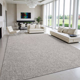 Woolen Gray Easy Jute-Look Rug | Easy Care Indoor & Outdoor