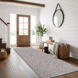 Woolen Gray Easy Jute-Look Rug | Easy Care Indoor & Outdoor