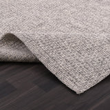 Woolen Gray Easy Jute-Look Rug | Easy Care Indoor & Outdoor