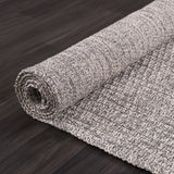 Woolen Gray Easy Jute-Look Rug | Easy Care Indoor & Outdoor