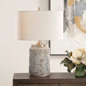 Graydon Gray Table Lamp - Ornate Home