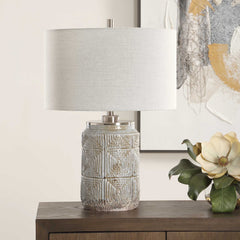 Graydon Gray Table Lamp - Ornate Home