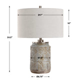Graydon Gray Table Lamp - Ornate Home