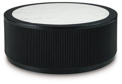 Grayman Black Coffee Table - Ornate Home