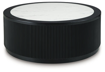 Grayman Black Coffee Table - Ornate Home
