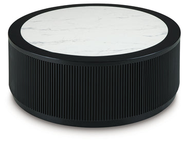 Grayman Black Coffee Table - Ornate Home