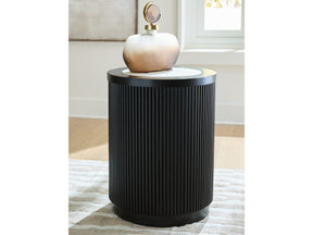 Grayman Black End Table (Online Special Price) - Ornate Home